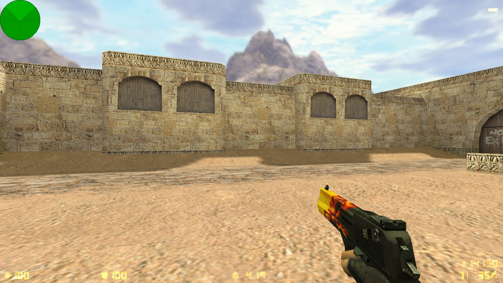 Скриншот  CS 1.6 от Sanek: блогерская сборка с 6 модами, скинами оружия, цветными моделями, темным меню и оптимизированным конфигом