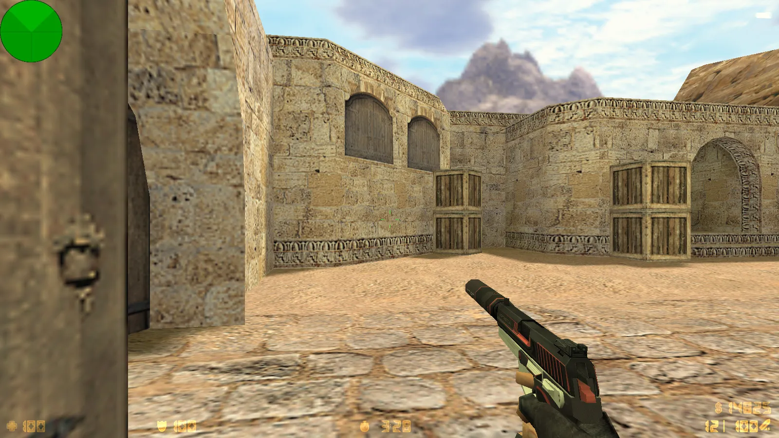 Скриншот  CS 1.6 от Sanek: блогерская сборка с 6 модами, скинами оружия, цветными моделями, темным меню и оптимизированным конфигом