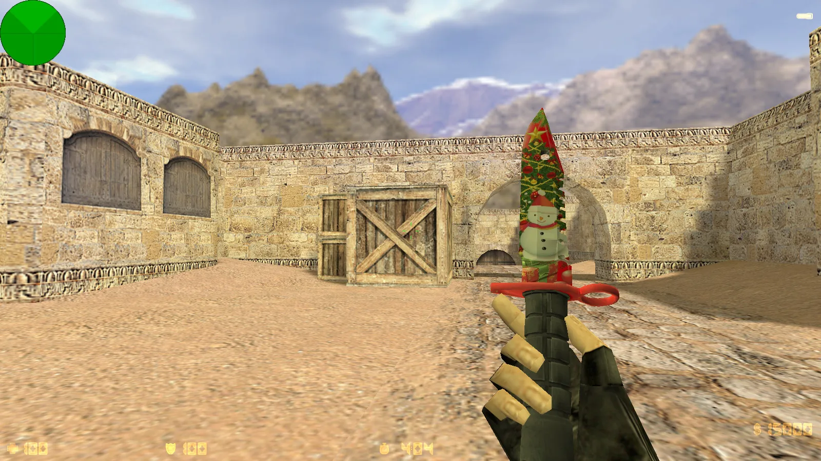 Скриншот CS 1.6 от Санятиза: блогерская сборка с любимыми скинами, красно/синими моделями, P250 и оптимизированным конфигом