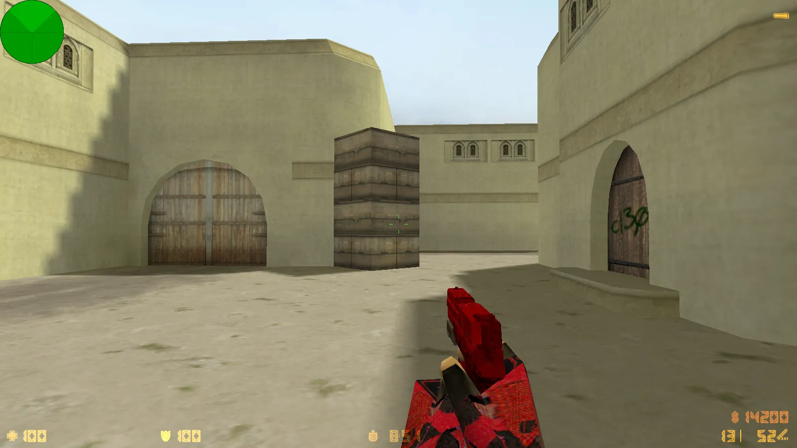 Скриншот  CS 1.6 от scale: блогерская сборка с 9 обновлениями, скины оружия, красно-синие модели и оптимизированный конфиг