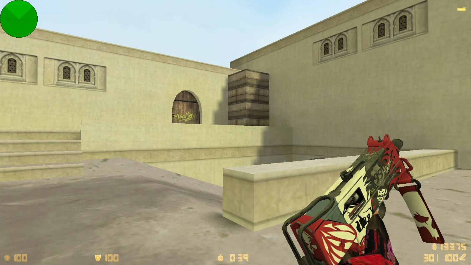 Скриншот  CS 1.6 от scale: блогерская сборка с 9 обновлениями, скины оружия, красно-синие модели и оптимизированный конфиг