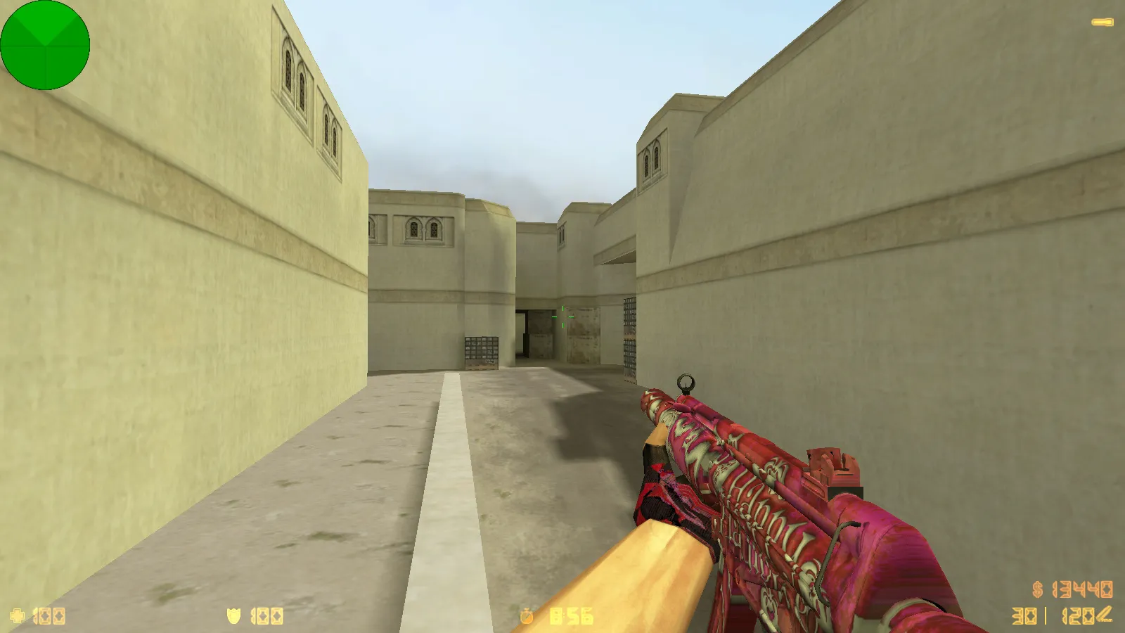 Скриншот  CS 1.6 от scale: блогерская сборка с 9 обновлениями, скины оружия, красно-синие модели и оптимизированный конфиг