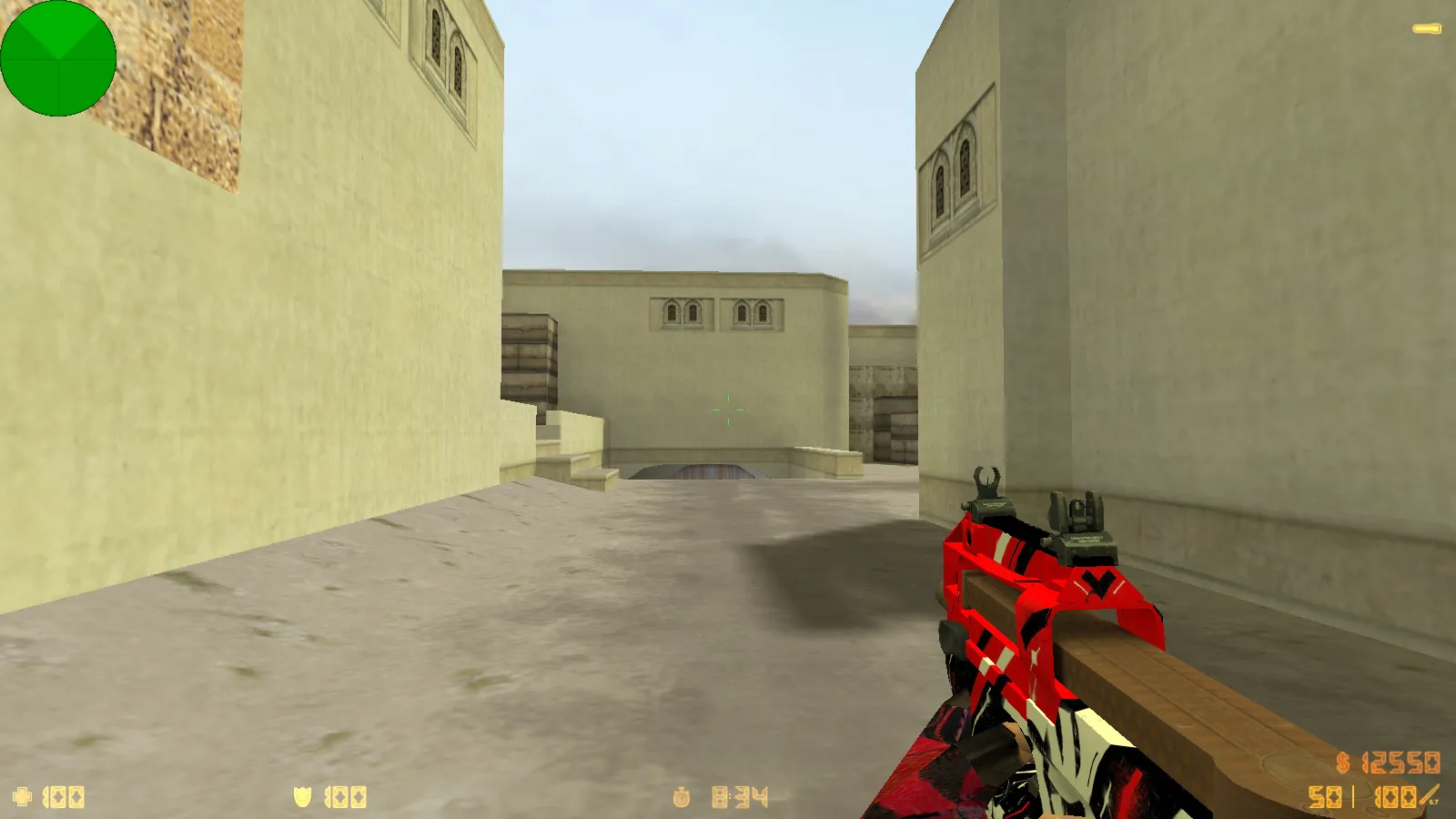 Скриншот  CS 1.6 от scale: блогерская сборка с 9 обновлениями, скины оружия, красно-синие модели и оптимизированный конфиг