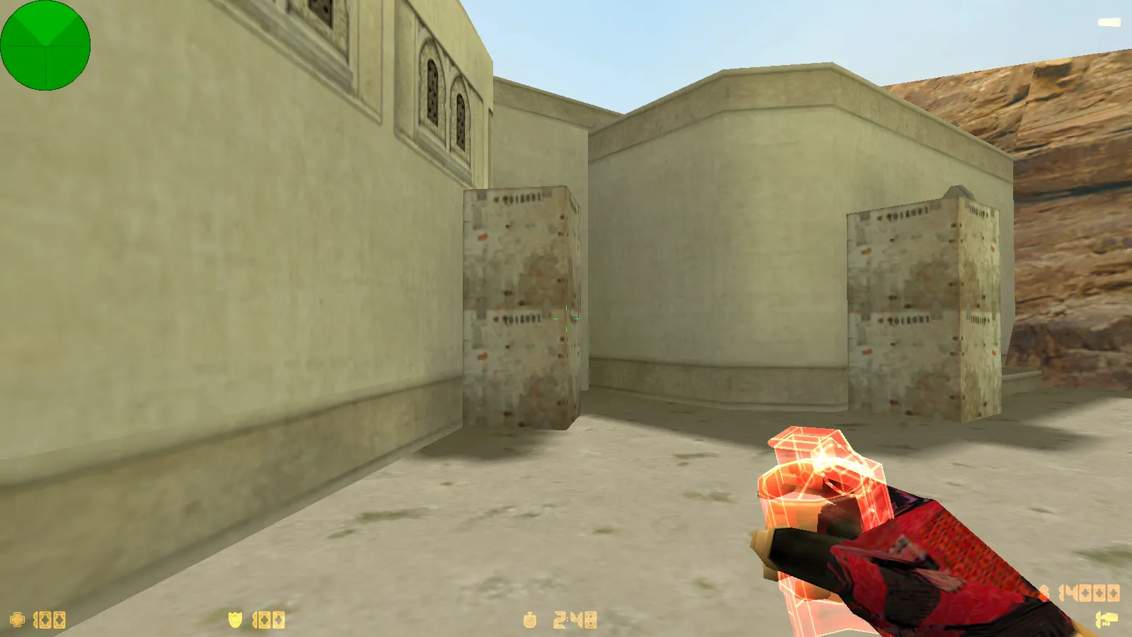 Скриншот  CS 1.6 от scale: блогерская сборка с 9 обновлениями, скины оружия, красно-синие модели и оптимизированный конфиг