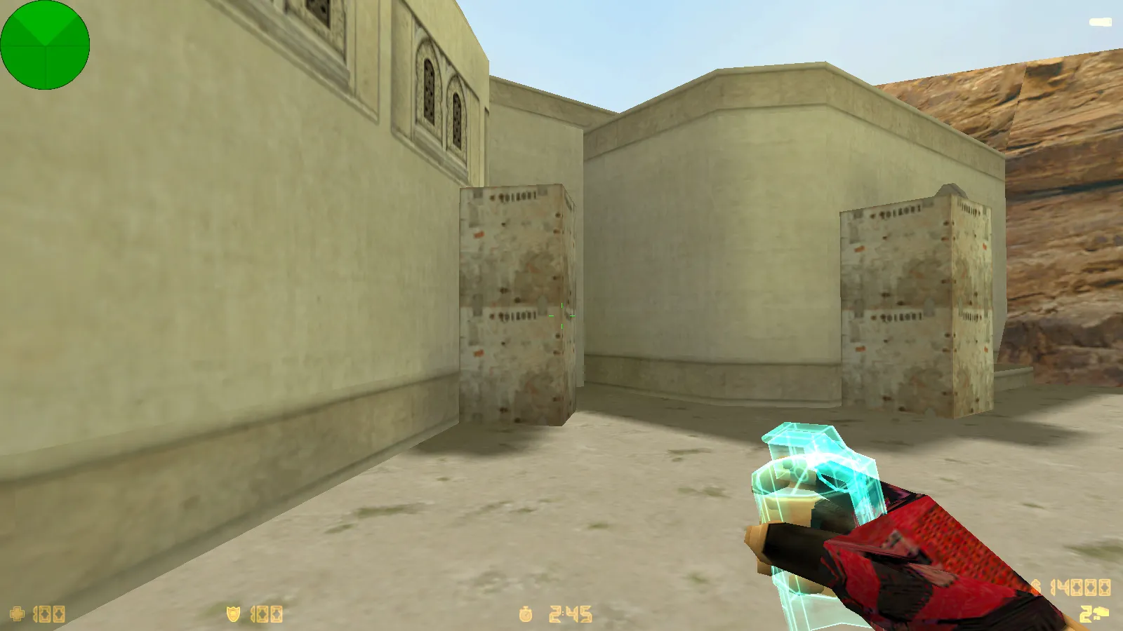 Скриншот  CS 1.6 от scale: блогерская сборка с 9 обновлениями, скины оружия, красно-синие модели и оптимизированный конфиг