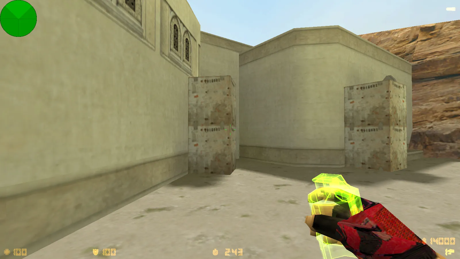 Скриншот  CS 1.6 от scale: блогерская сборка с 9 обновлениями, скины оружия, красно-синие модели и оптимизированный конфиг