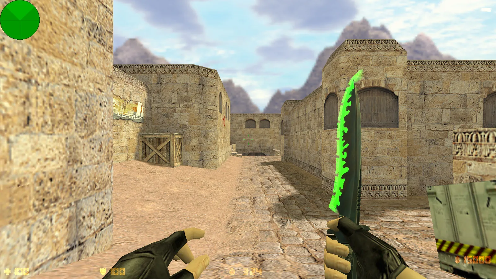 Скриншот CS 1.6 от Serega Show: блогерская сборка с 7 дополнениями, скинами оружия, темой меню и оптимизированным конфигом