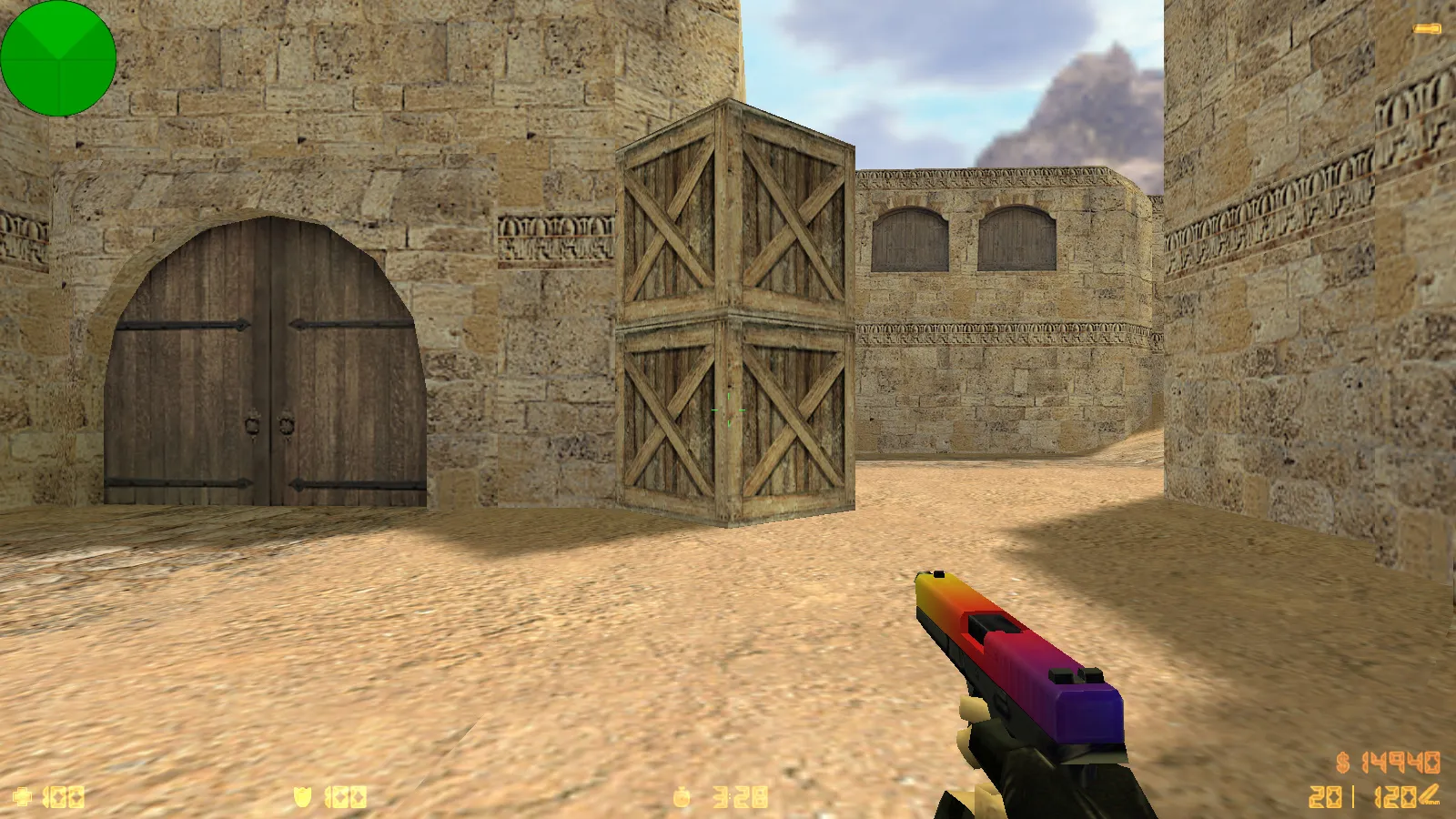 Скриншот  CS 1.6 от Serega Show: блогерская сборка с 7 дополнениями, скинами оружия, темой меню и оптимизированным конфигом