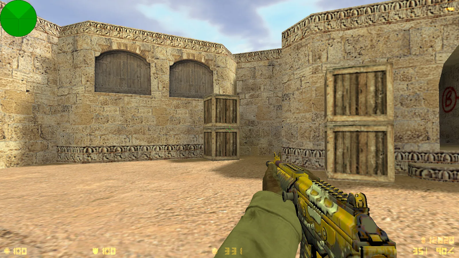 Скриншот  CS 1.6 от Serega Show: блогерская сборка с 7 дополнениями, скинами оружия, темой меню и оптимизированным конфигом