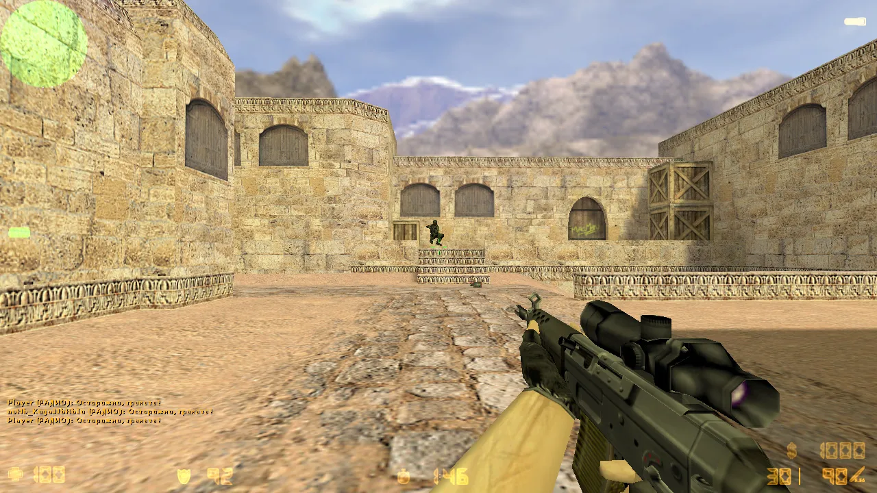 Скриншот CS 1.6 для локалки: стабильный LAN-билд, чистый config.cfg, низкий лаг и сборка под Windows