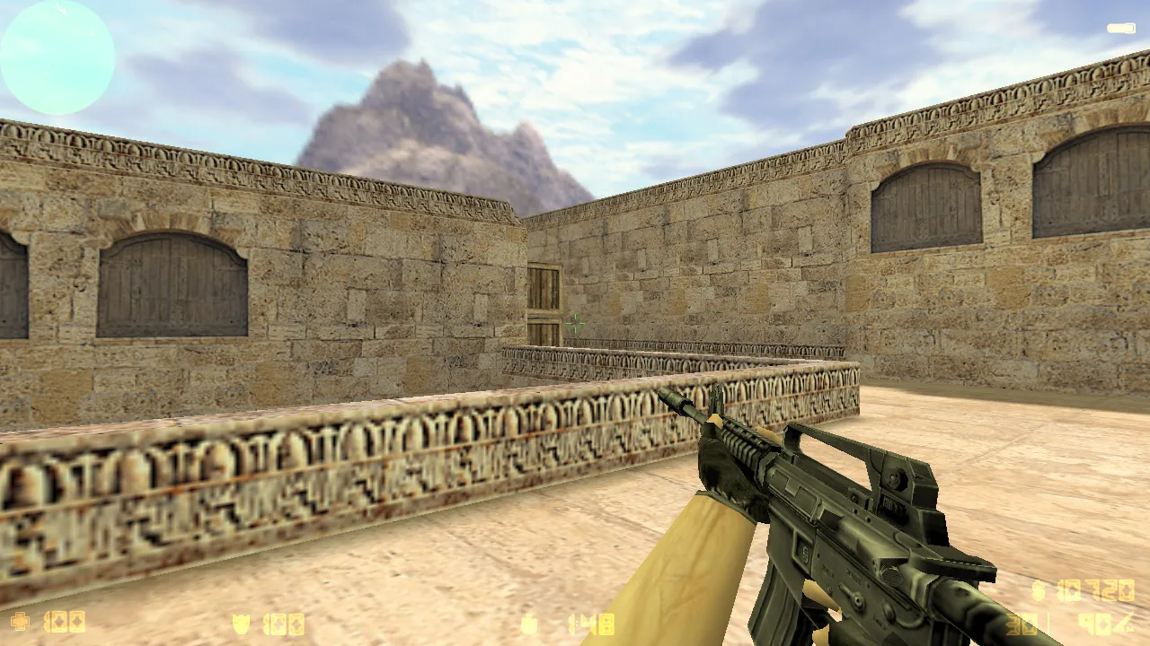 Скриншот CS 1.6 для локалки: стабильный LAN-билд, чистый config.cfg, низкий лаг и сборка под Windows