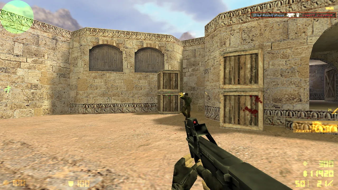 Скриншот CS 1.6 с русским чатом и ником — чистая сборка для кириллицы, удобный ввод, стабильная игра онлайн и с ботами