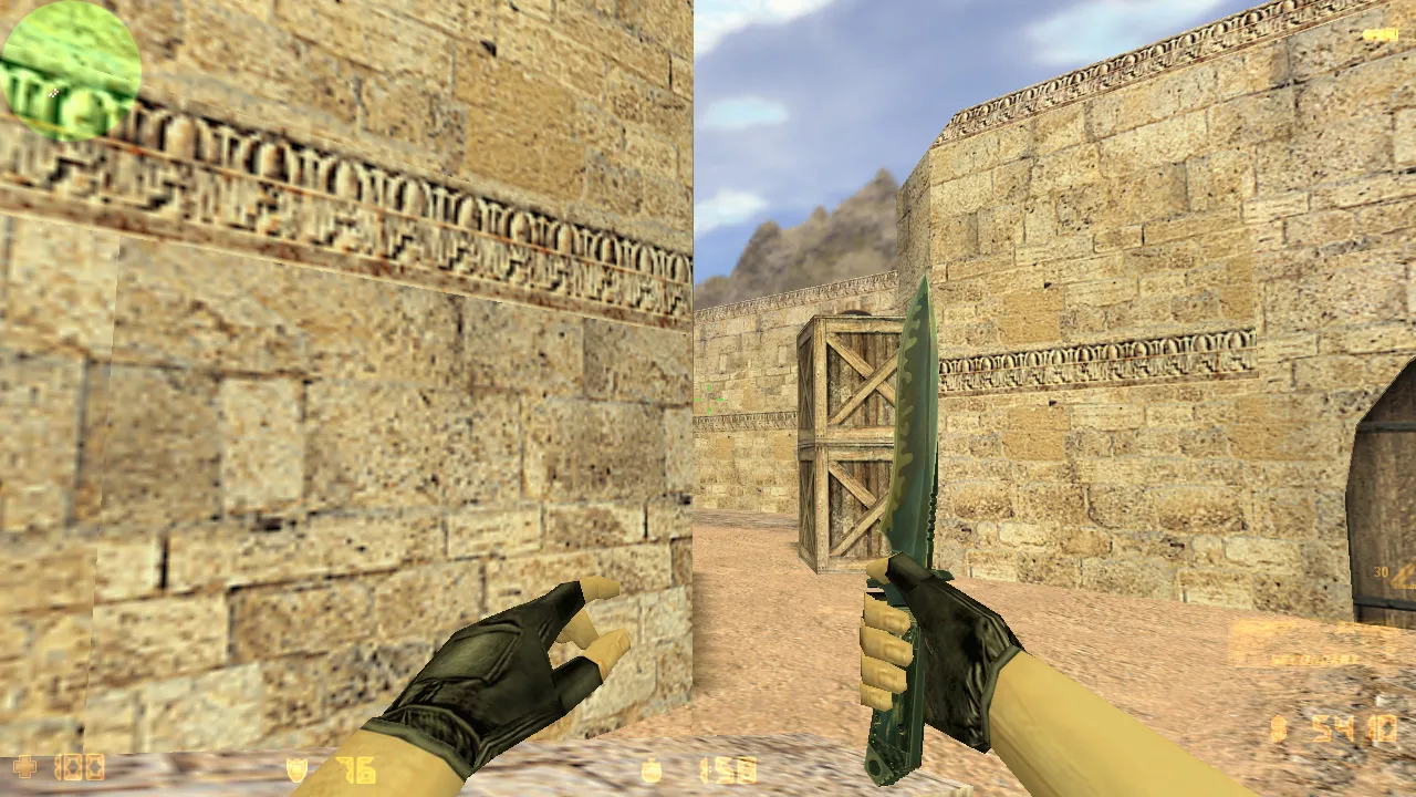 Скриншот  CS 1.6 для читов: тестовая сборка, чистый config.cfg, защита от подмены MasterServer, оптимизация и ОС