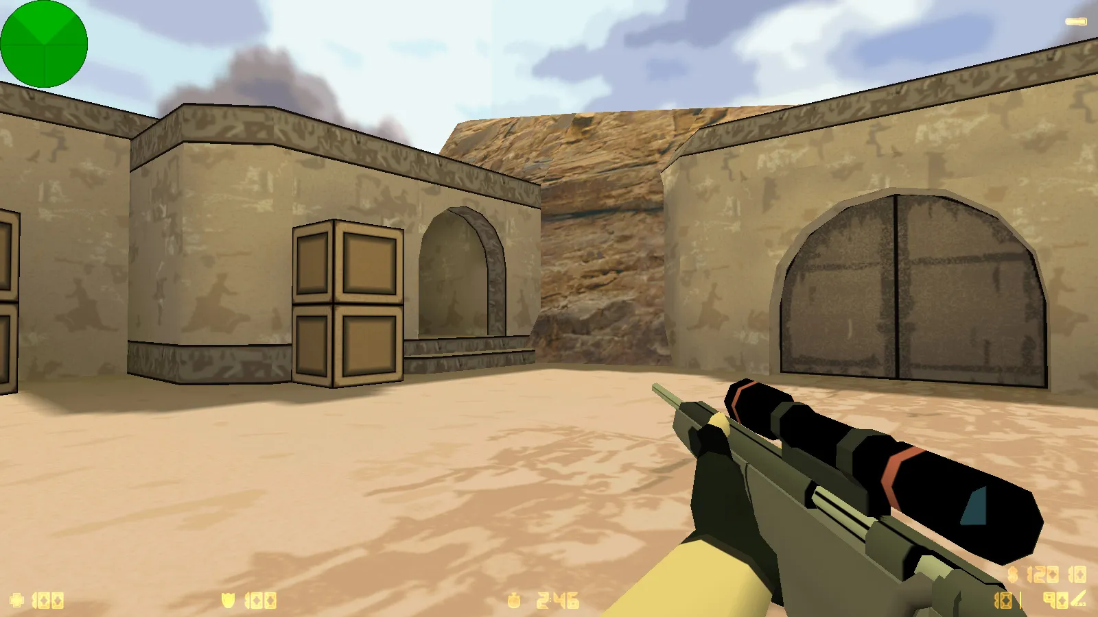 Скриншот  CS 1.6 Sharks VS Lizards: 8 новинок, 27 рисованных скинов, акулы против ящеров, Dust2 фон и оптимизированный конфиг