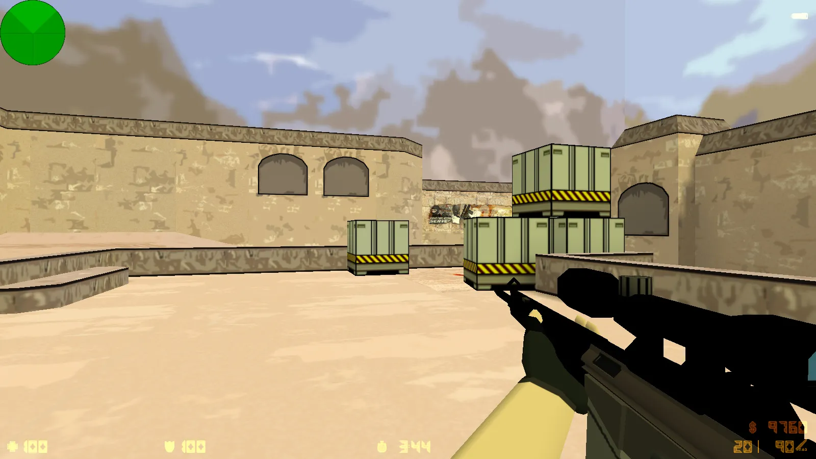 Скриншот  CS 1.6 Sharks VS Lizards: 8 новинок, 27 рисованных скинов, акулы против ящеров, Dust2 фон и оптимизированный конфиг