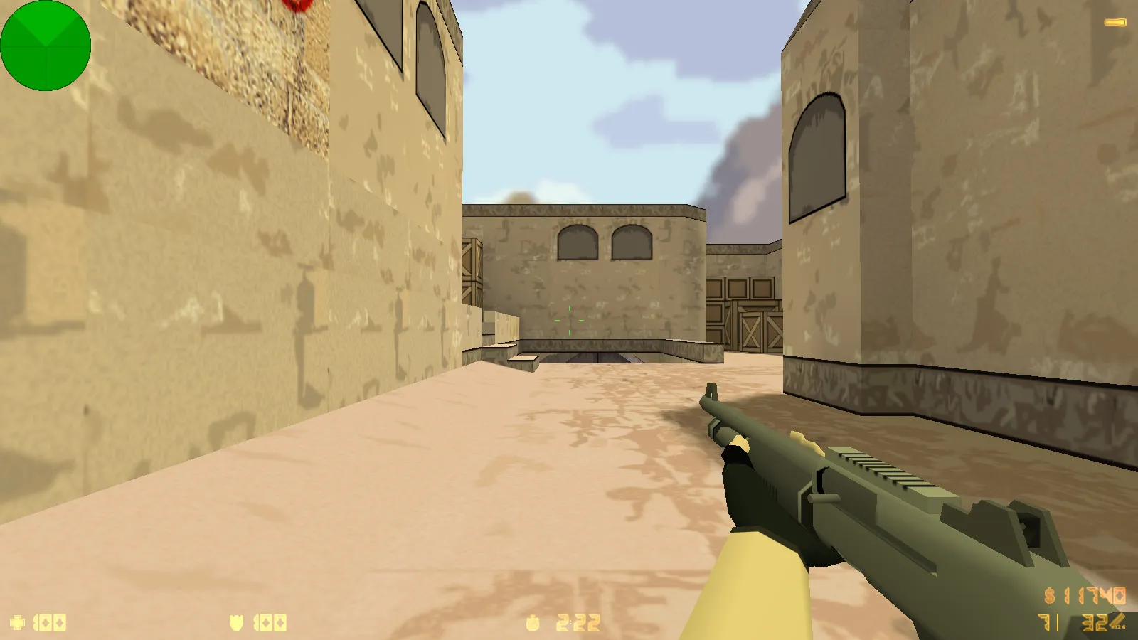 Скриншот  CS 1.6 Sharks VS Lizards: 8 новинок, 27 рисованных скинов, акулы против ящеров, Dust2 фон и оптимизированный конфиг