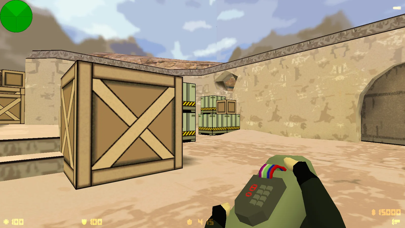 Скриншот  CS 1.6 Sharks VS Lizards: 8 новинок, 27 рисованных скинов, акулы против ящеров, Dust2 фон и оптимизированный конфиг