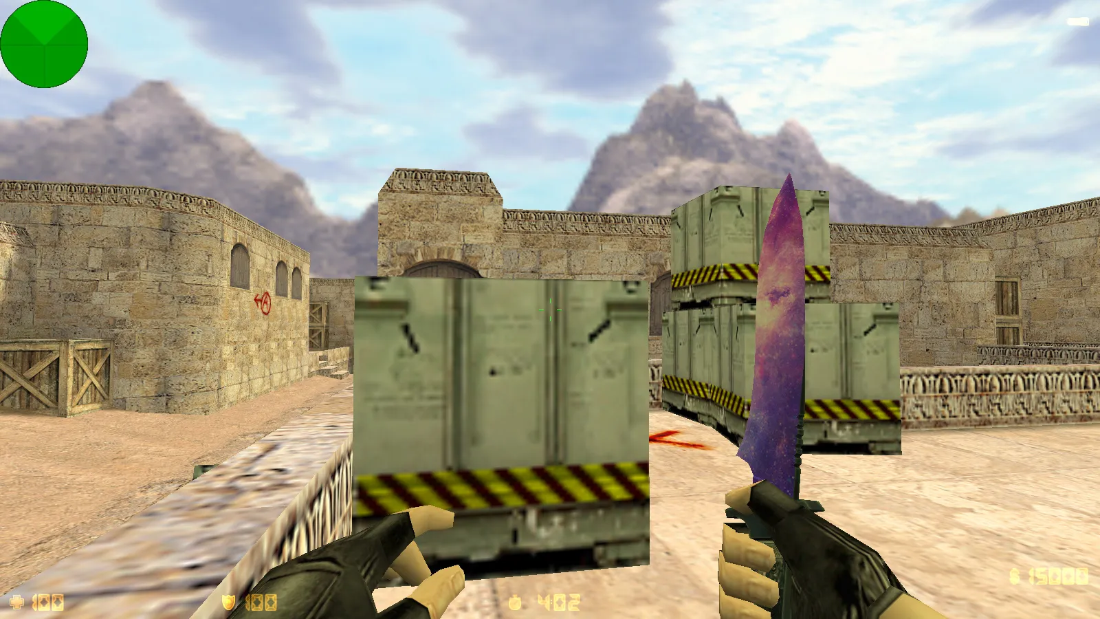 Скриншот CS 1.6 от SHENDEL: блогерская сборка с 6 апгрейдами, темным меню, музыкой, скинами и оптимизированным конфигом