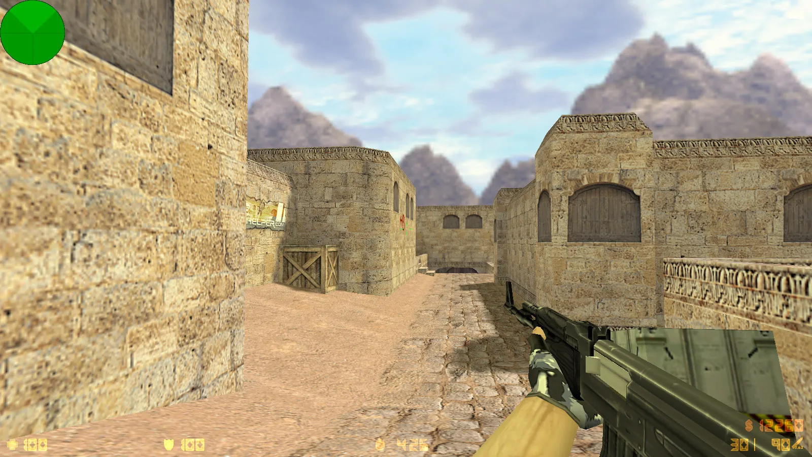 Скриншот CS 1.6 от SHENDEL: блогерская сборка с 6 апгрейдами, темным меню, музыкой, скинами и оптимизированным конфигом