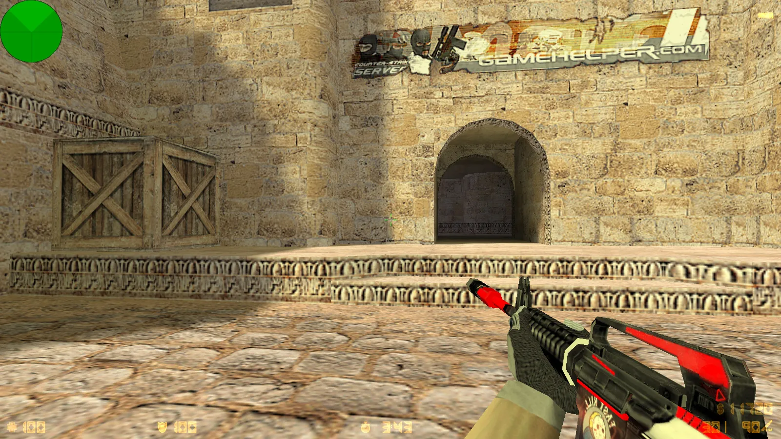 Скриншот CS 1.6 от SHENDEL: блогерская сборка с 6 апгрейдами, темным меню, музыкой, скинами и оптимизированным конфигом