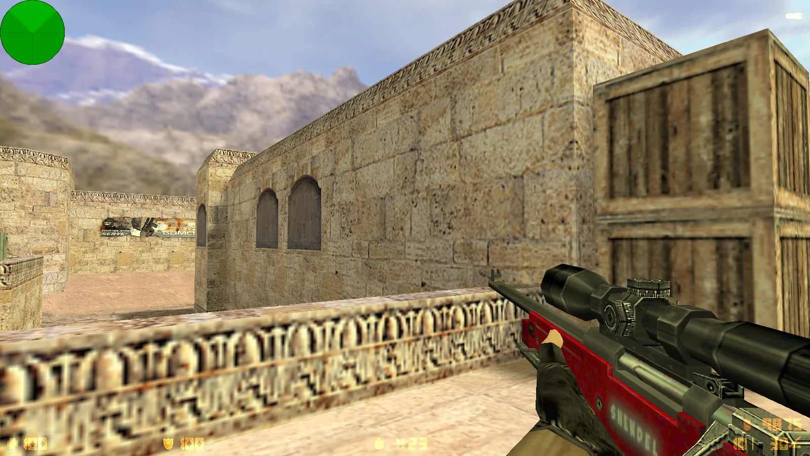 Скриншот  CS 1.6 от SHENDEL: блогерская сборка с 6 апгрейдами, темным меню, музыкой, скинами и оптимизированным конфигом