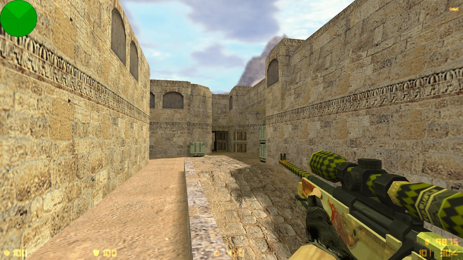 Скриншот  CS 1.6 Shox — киберспортивная сборка с обновлениями, черным меню, 28 скинами оружия и оптимизированным конфигом