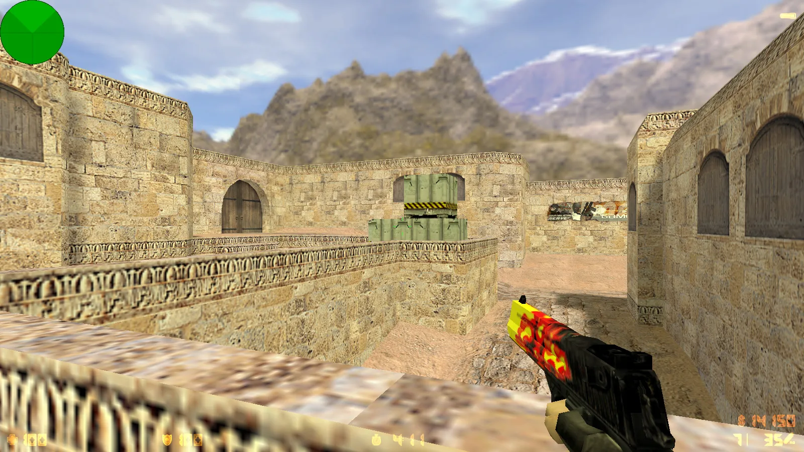 Скриншот  CS 1.6 Shox — киберспортивная сборка с обновлениями, черным меню, 28 скинами оружия и оптимизированным конфигом