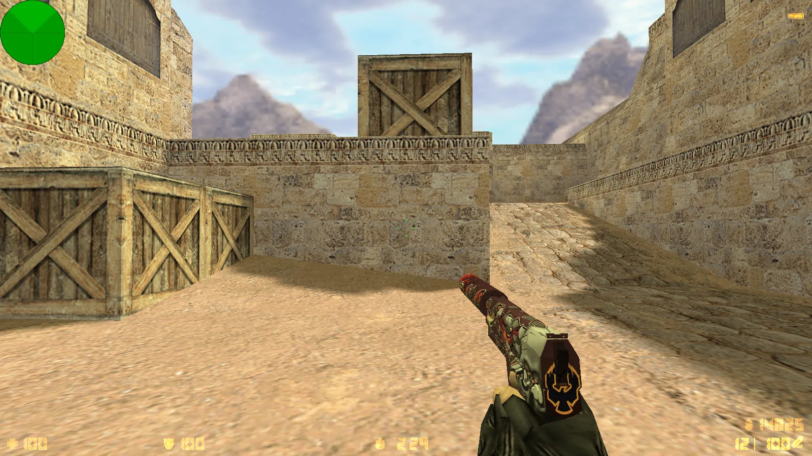 Скриншот  CS 1.6 Shox — киберспортивная сборка с обновлениями, черным меню, 28 скинами оружия и оптимизированным конфигом