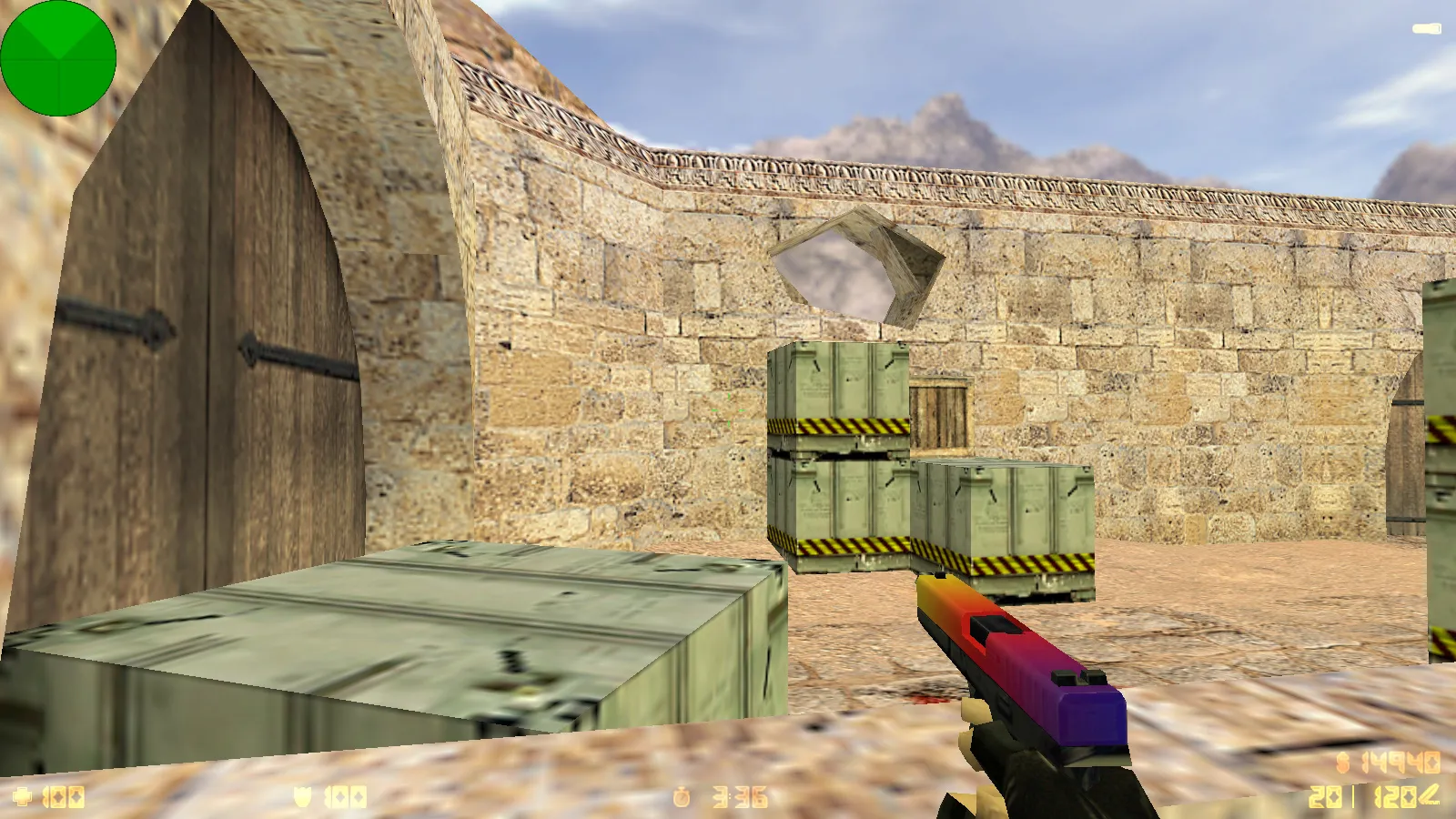 Скриншот  CS 1.6 Shox — киберспортивная сборка с обновлениями, черным меню, 28 скинами оружия и оптимизированным конфигом