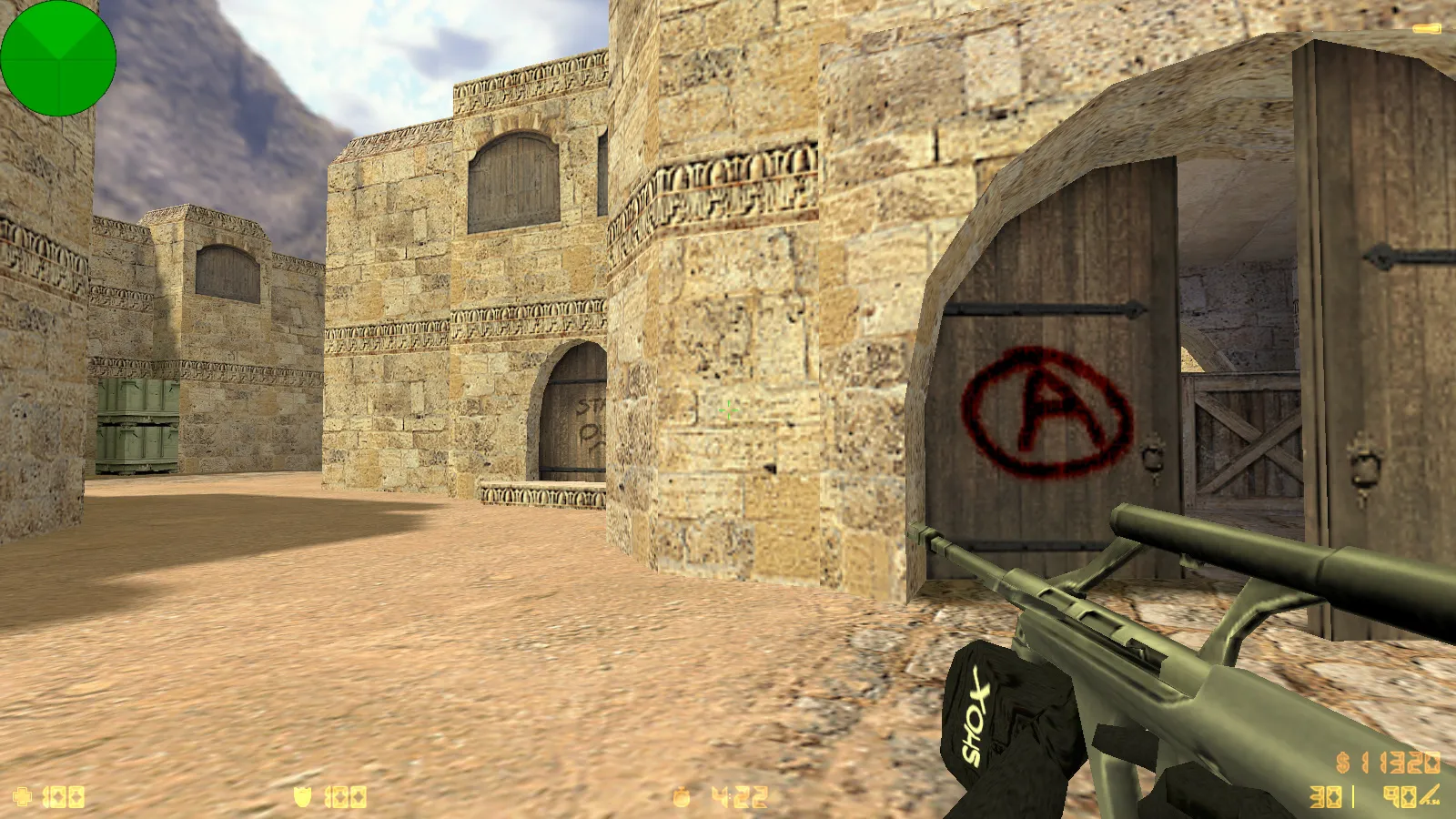 Скриншот  CS 1.6 Shox — киберспортивная сборка с обновлениями, черным меню, 28 скинами оружия и оптимизированным конфигом