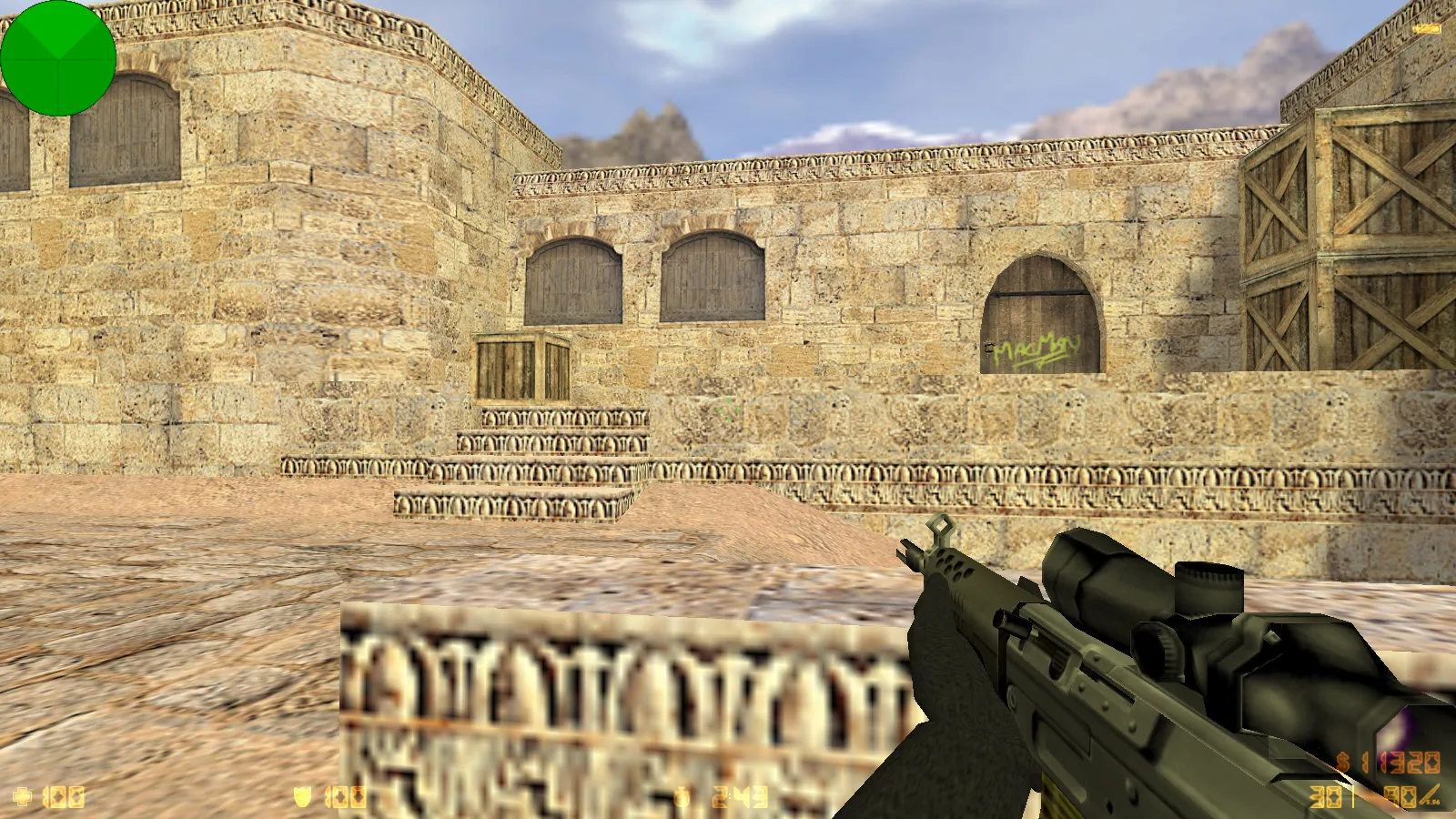 Скриншот  CS 1.6 Shox — киберспортивная сборка с обновлениями, черным меню, 28 скинами оружия и оптимизированным конфигом