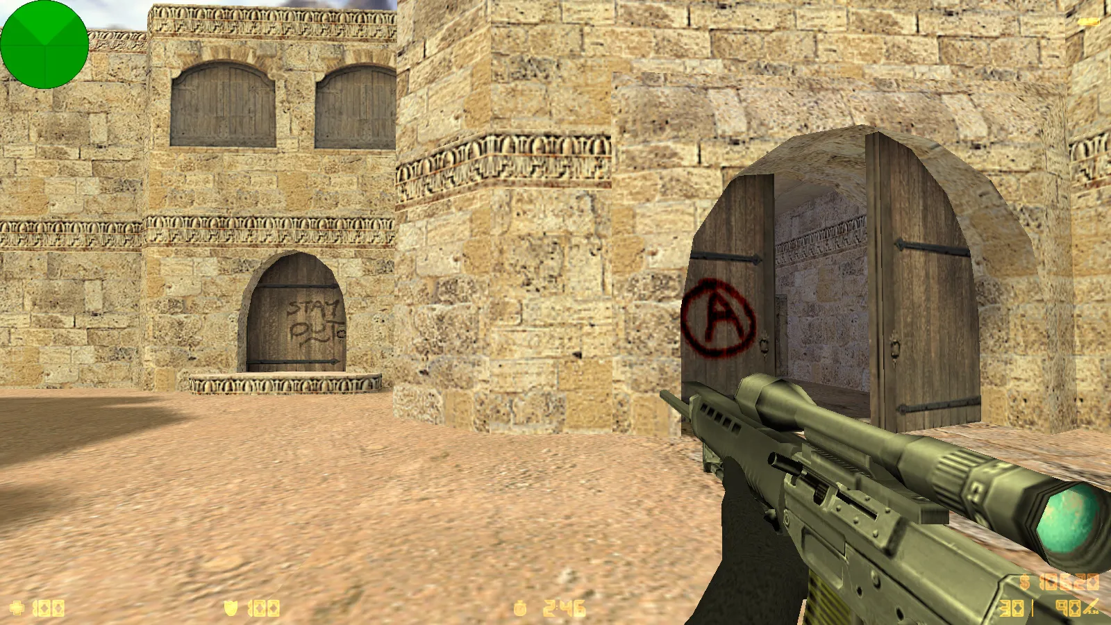 Скриншот  CS 1.6 Shox — киберспортивная сборка с обновлениями, черным меню, 28 скинами оружия и оптимизированным конфигом