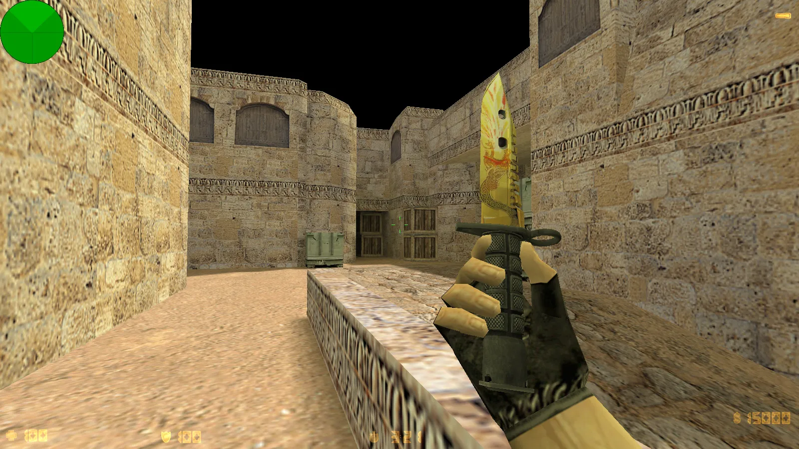 Скриншот CS 1.6 от Shunchaki PRO: блогерская сборка с 6 аддонами, темной темой меню и скинами для FPS