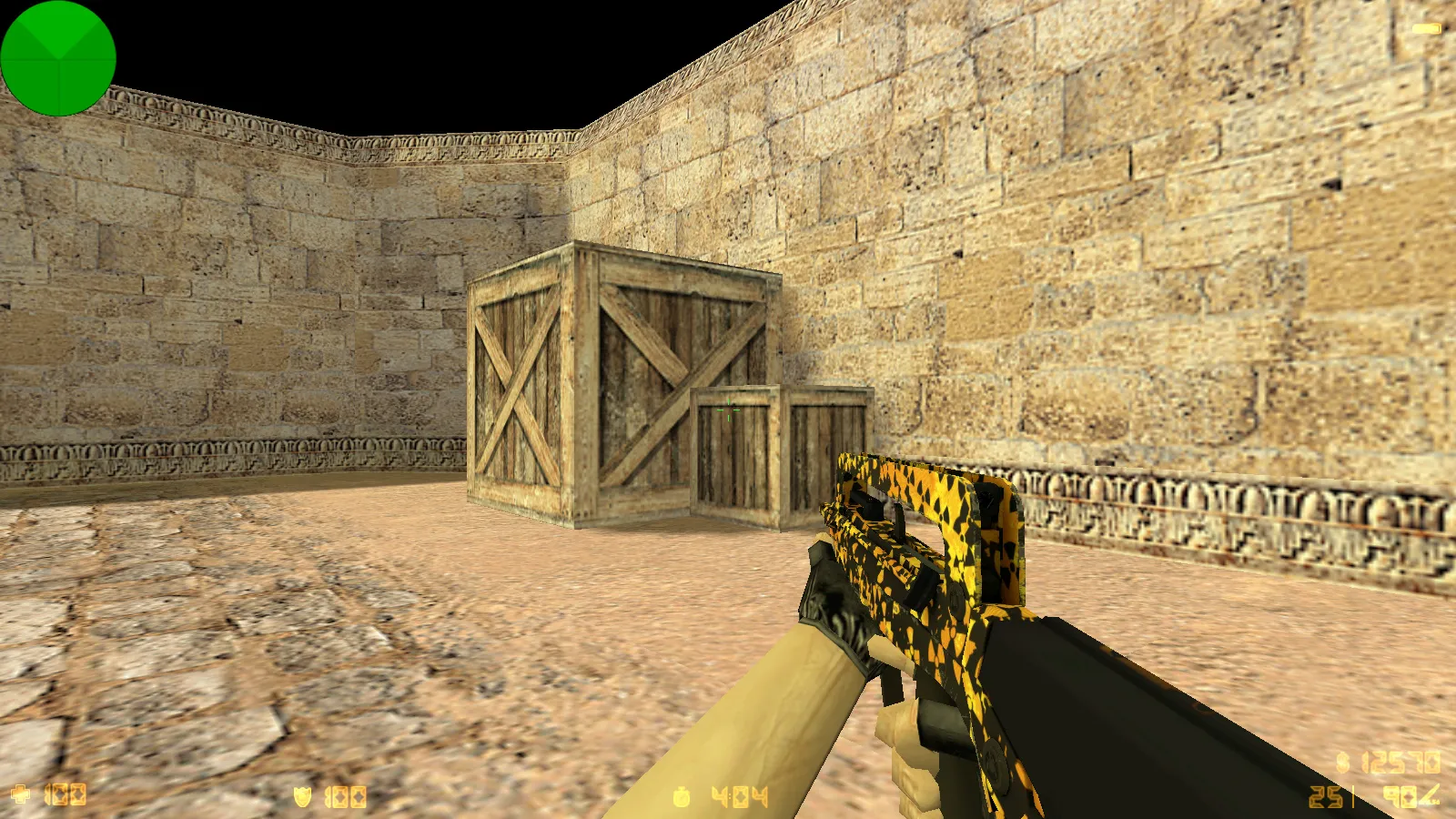 Скриншот  CS 1.6 от Shunchaki PRO: блогерская сборка с 6 аддонами, темной темой меню и скинами для FPS