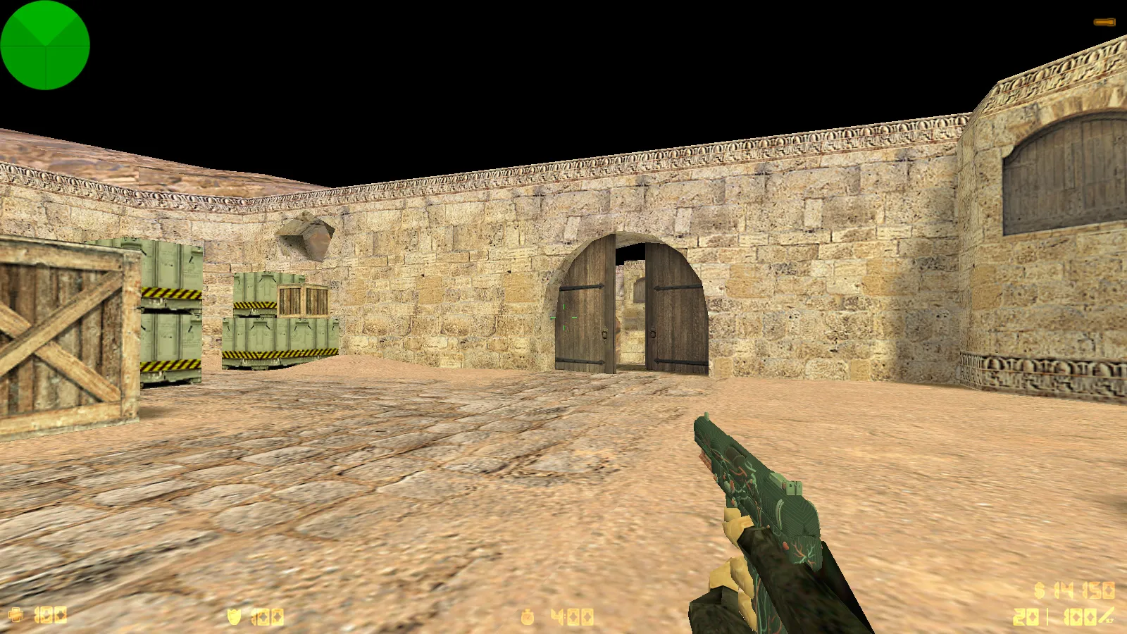 Скриншот  CS 1.6 от Shunchaki PRO: блогерская сборка с 6 аддонами, темной темой меню и скинами для FPS