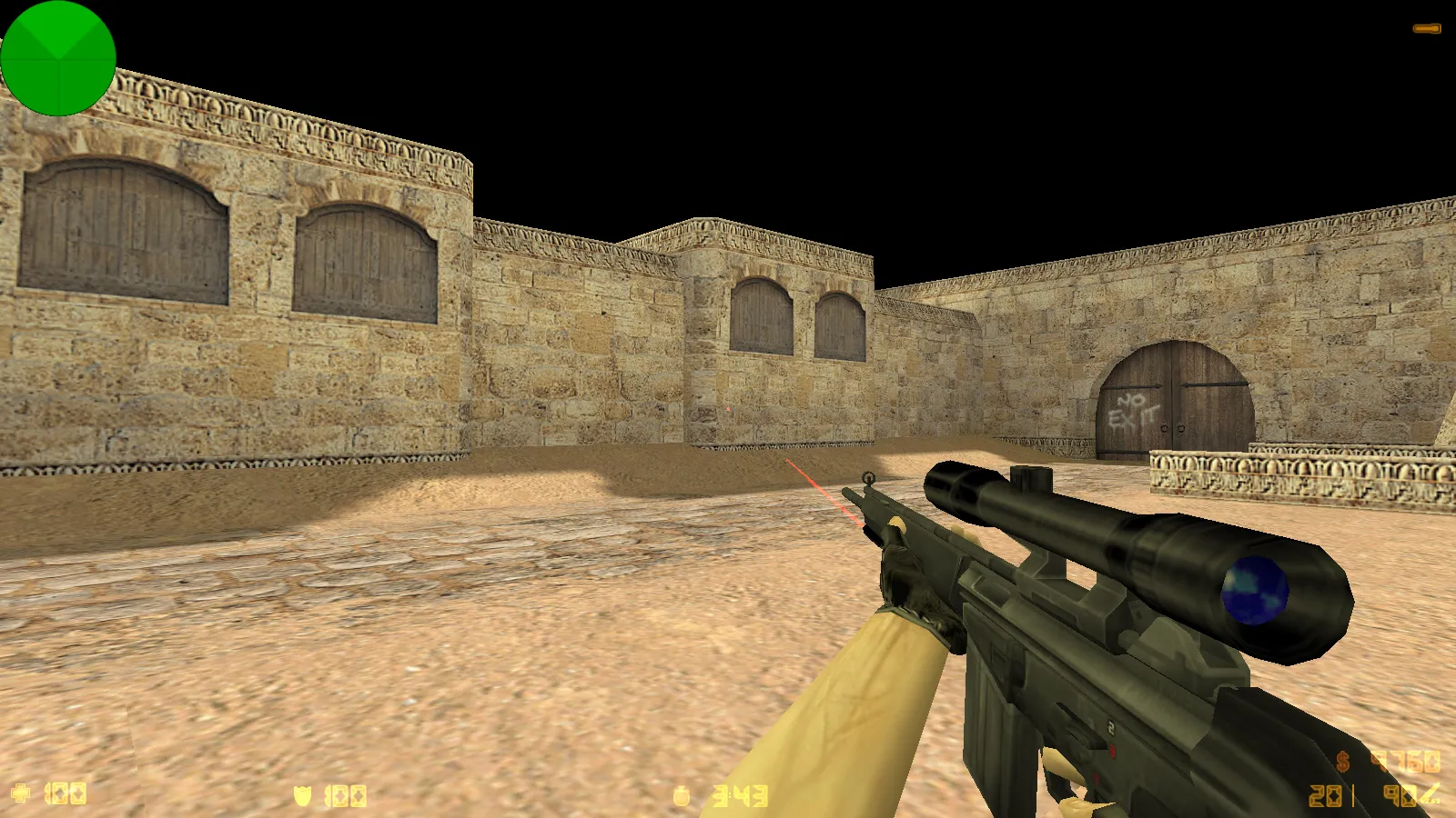 Скриншот  CS 1.6 от Shunchaki PRO: блогерская сборка с 6 аддонами, темной темой меню и скинами для FPS