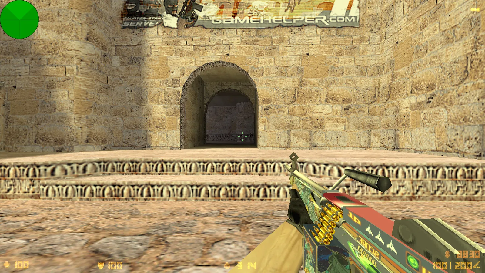 Скриншот  CS 1.6 от Shunchaki PRO: блогерская сборка с 6 аддонами, темной темой меню и скинами для FPS