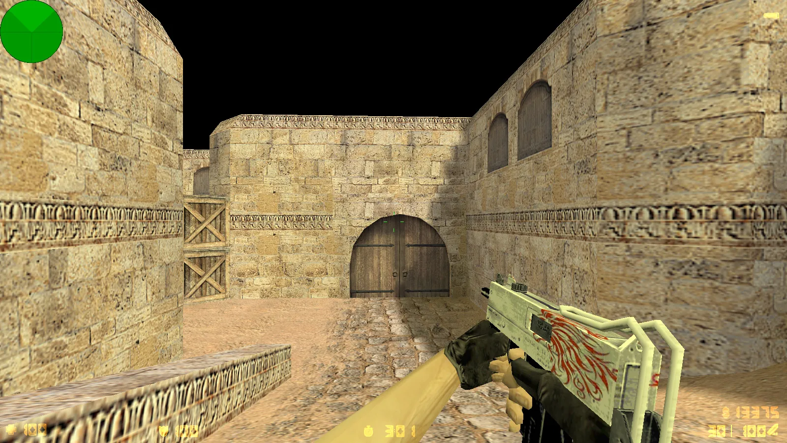 Скриншот  CS 1.6 от Shunchaki PRO: блогерская сборка с 6 аддонами, темной темой меню и скинами для FPS