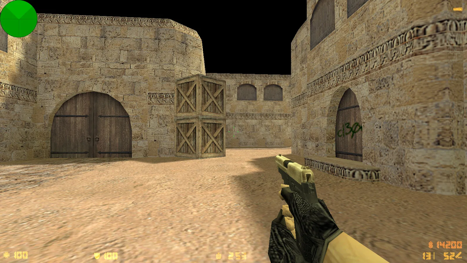 Скриншот  CS 1.6 от Shunchaki PRO: блогерская сборка с 6 аддонами, темной темой меню и скинами для FPS