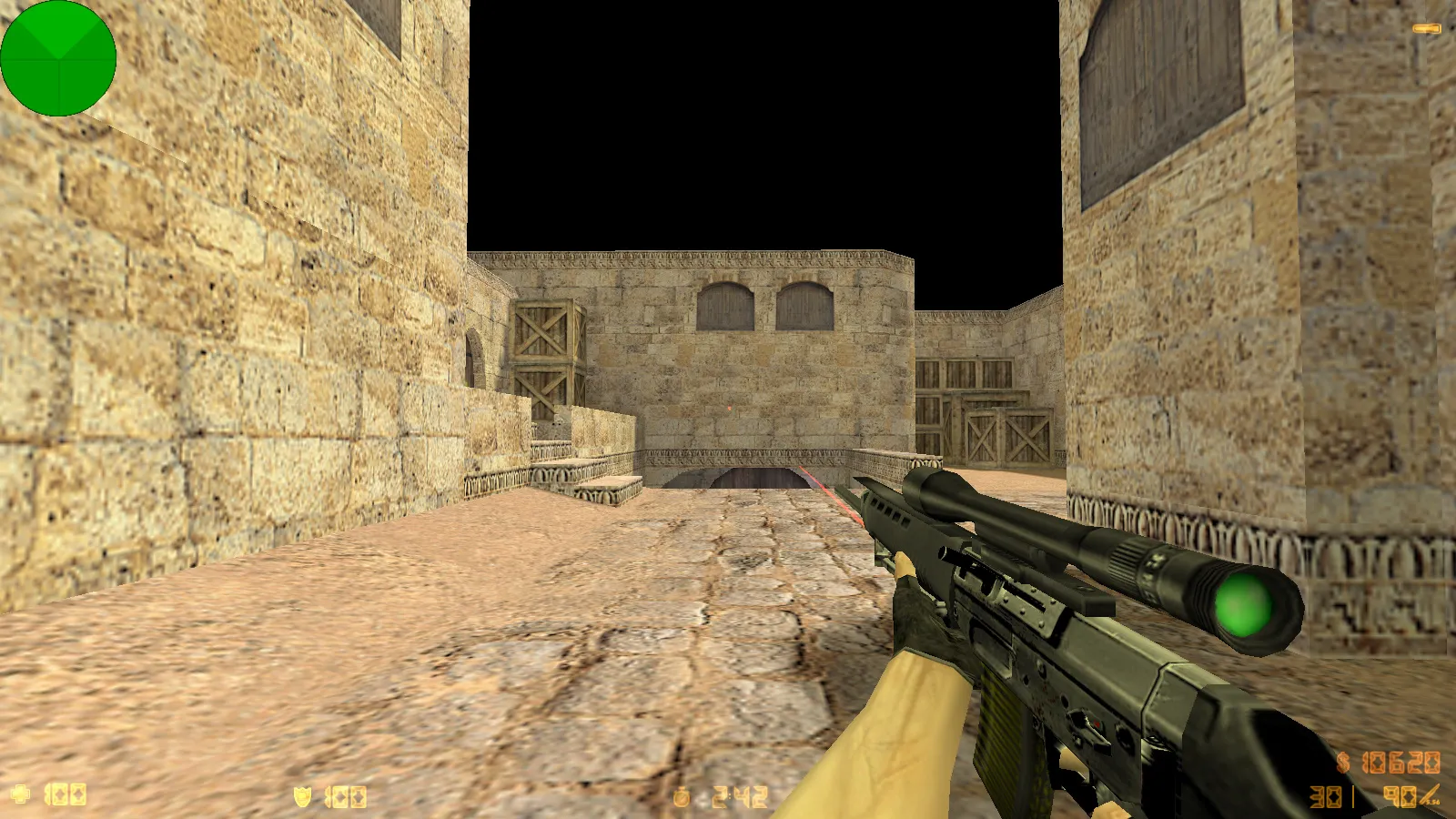 Скриншот  CS 1.6 от Shunchaki PRO: блогерская сборка с 6 аддонами, темной темой меню и скинами для FPS