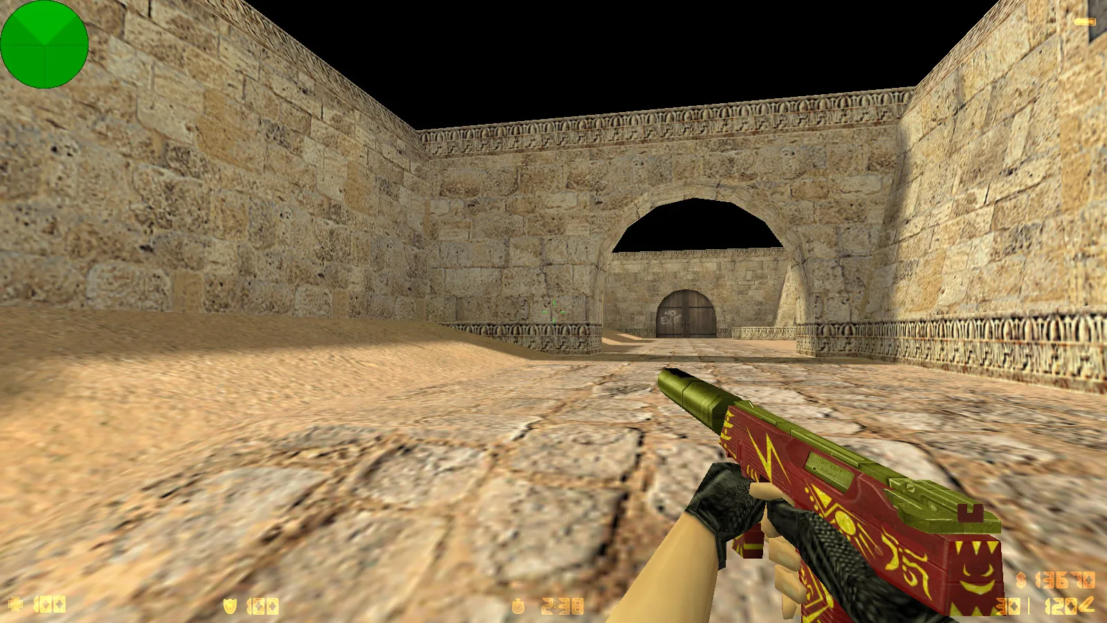 Скриншот  CS 1.6 от Shunchaki PRO: блогерская сборка с 6 аддонами, темной темой меню и скинами для FPS