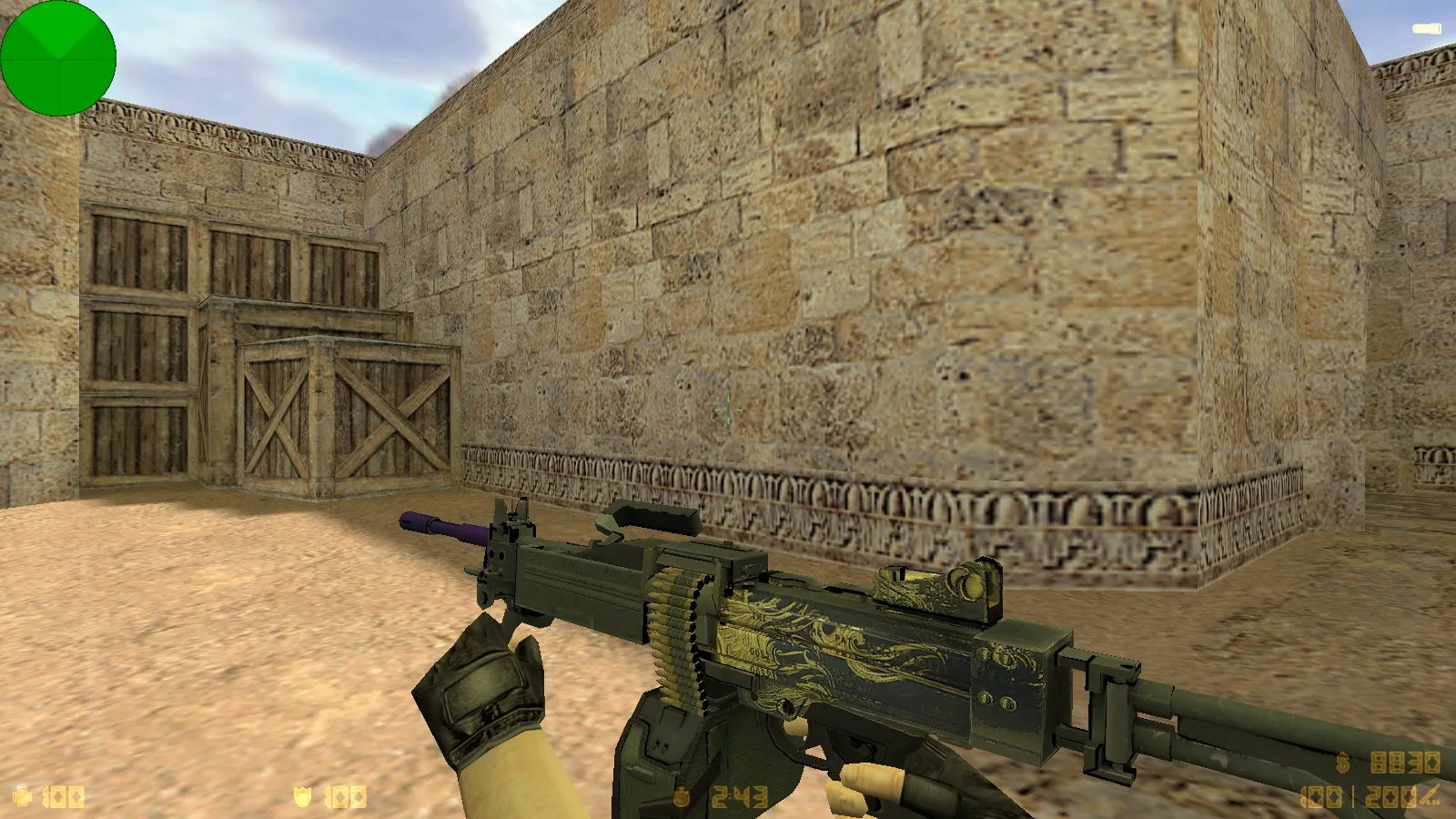 Скриншот  CS 1.6 Silent Soldiers: сборка с 7 новинками, скины, звуки и оптимизированный config.cfg