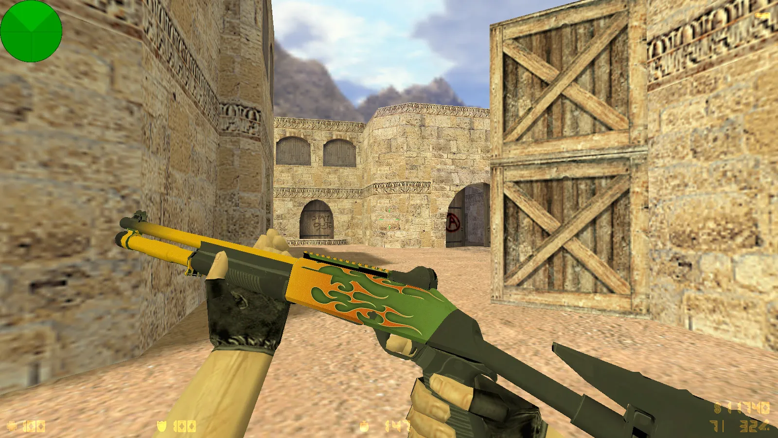 Скриншот  CS 1.6 Silent Soldiers: сборка с 7 новинками, скины, звуки и оптимизированный config.cfg