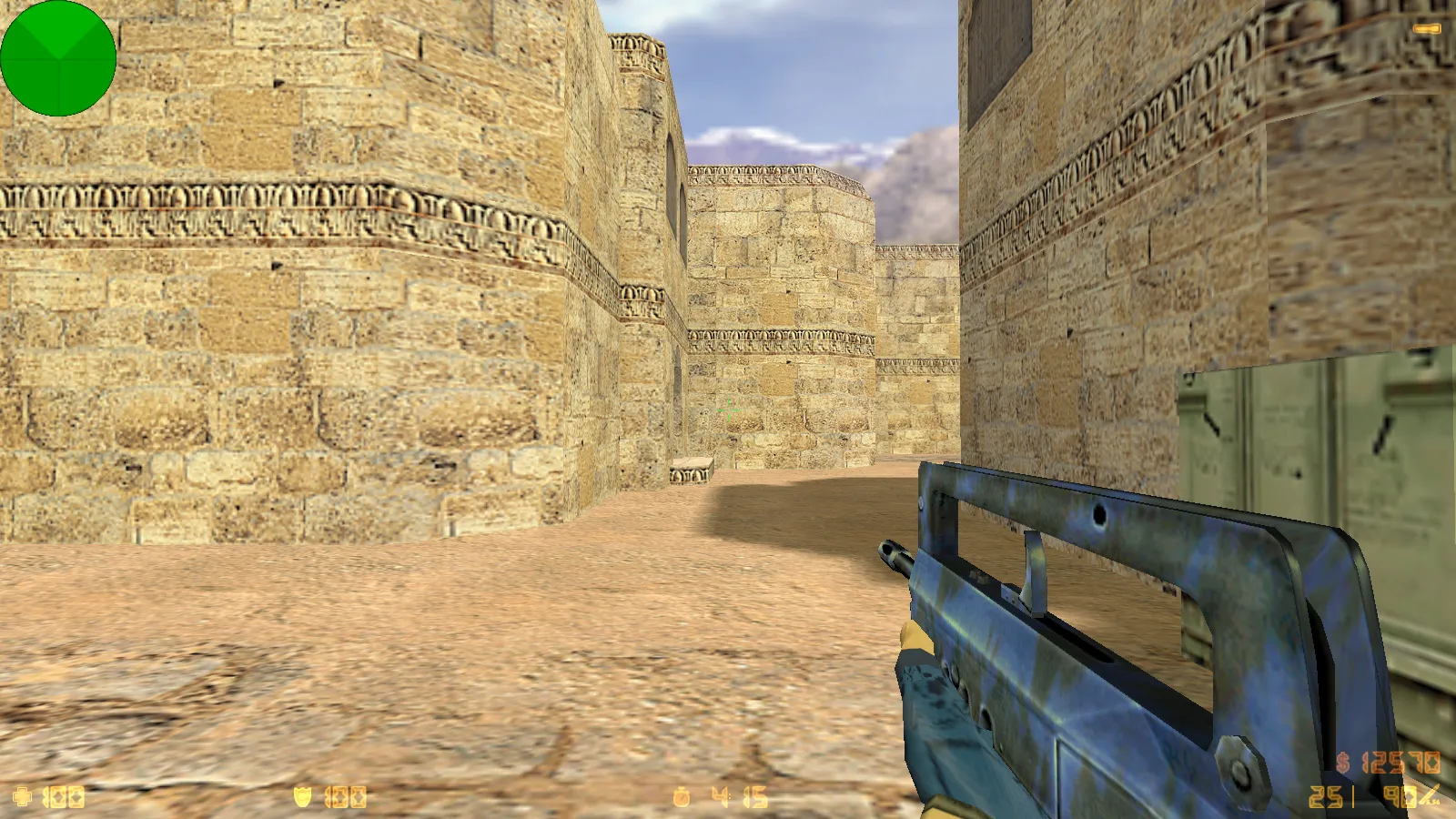 Скриншот  CS 1.6 от SinwiX: блогерская сборка с 6 нововведениями, серое меню, скины с синими перчатками и оптимизированный конфиг