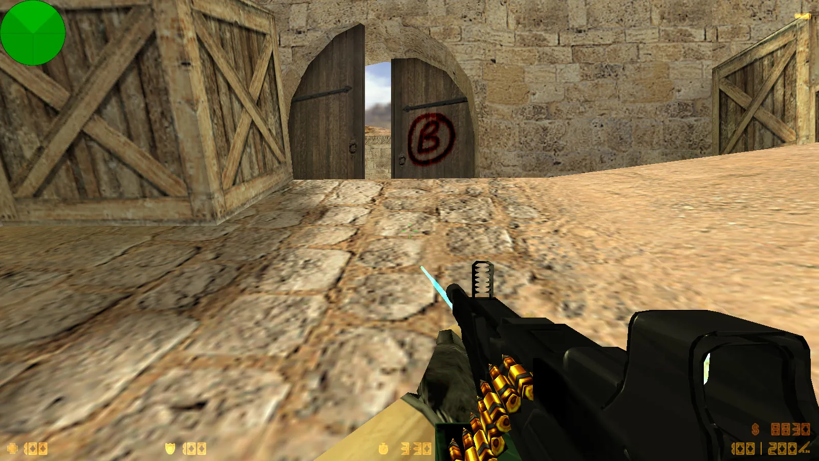 Скриншот  CS 1.6 SkyNet: скины и графика, полупрозрачное меню, оптимизированный конфиг, звуки и музыка для стабильной игры