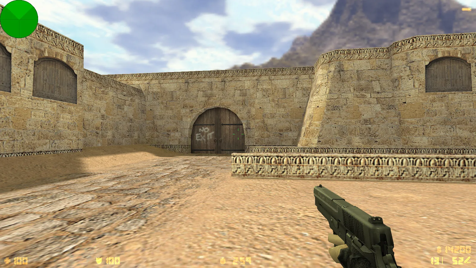 Скриншот  CS 1.6 SkyNet: скины и графика, полупрозрачное меню, оптимизированный конфиг, звуки и музыка для стабильной игры