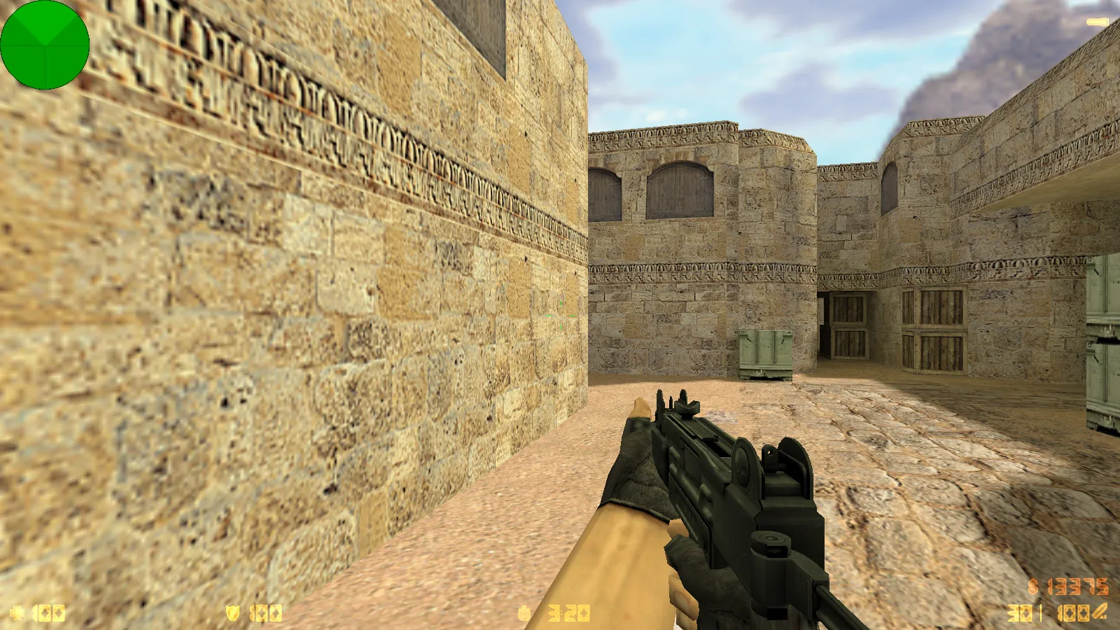 Скриншот  CS 1.6 SkyNet: скины и графика, полупрозрачное меню, оптимизированный конфиг, звуки и музыка для стабильной игры