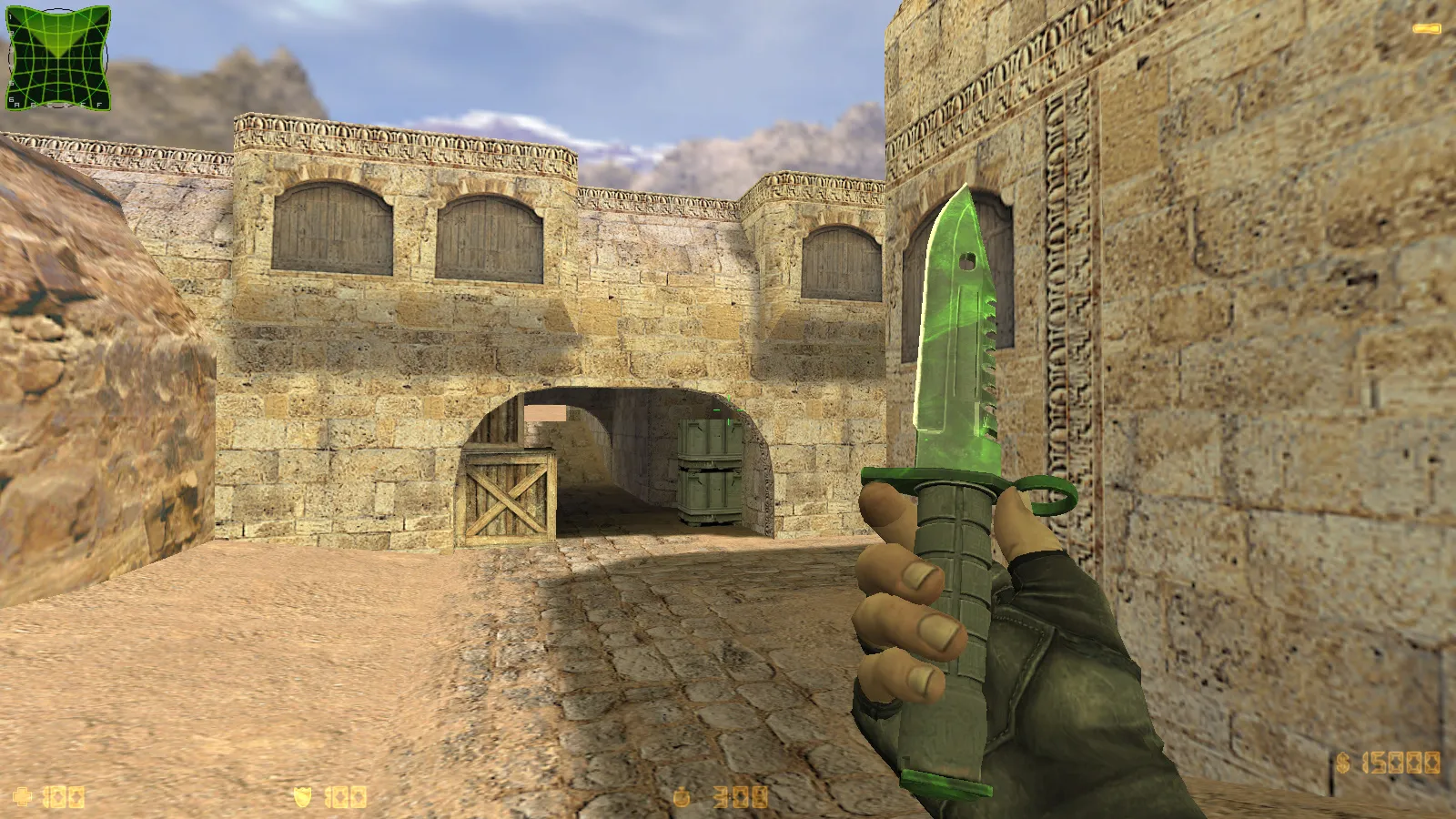 Скриншот CS 1.6 от Smike Show: сборка ccET, 8 улучшений, 12 скинов, красно/синие модели, темная тема меню и оптимизированный config