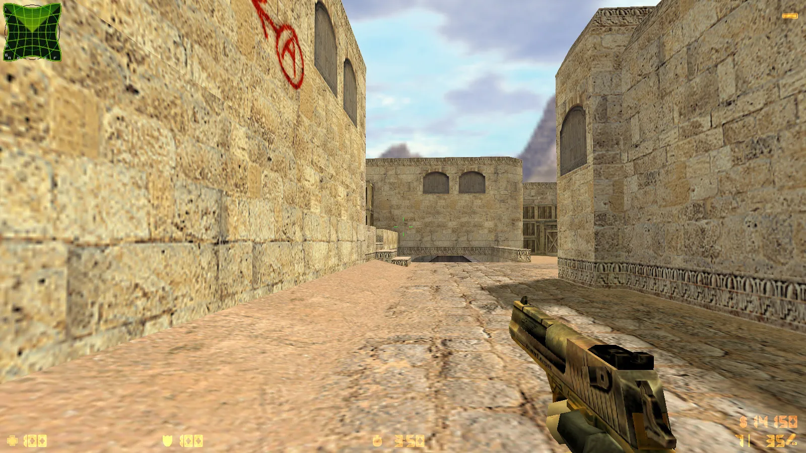 Скриншот  CS 1.6 от Smike Show: сборка ccET, 8 улучшений, 12 скинов, красно/синие модели, темная тема меню и оптимизированный config