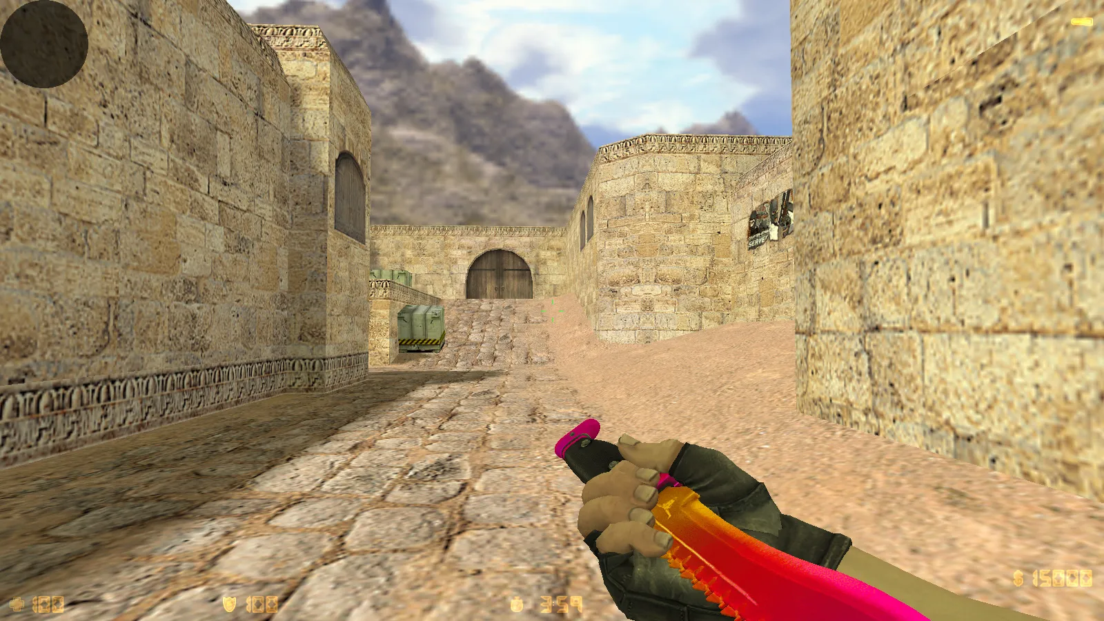 Скриншот CS 1.6 от Солнышко v2: блогерские 9 обновок, скины, меню, звуки, музыка, радар и оптимизированный config.cfg